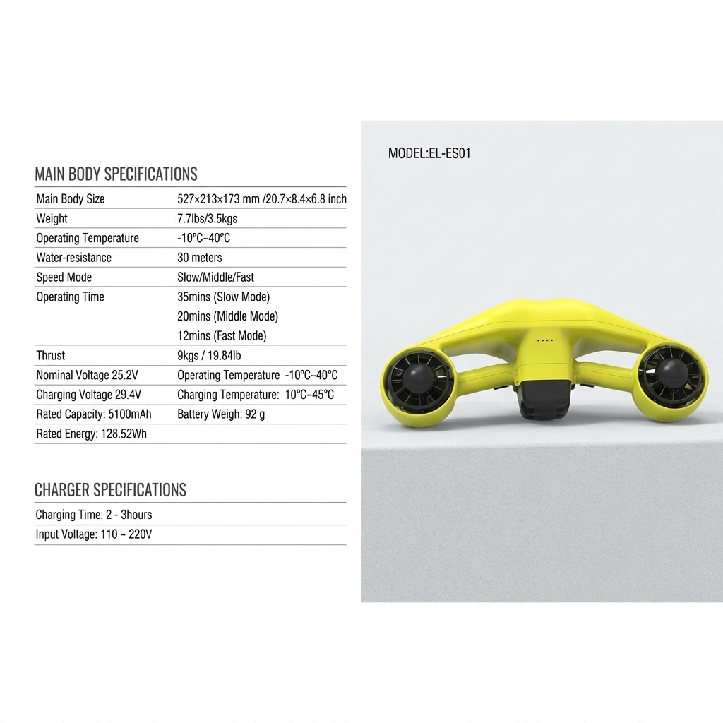 Electric Sea Scooter 30m Under - Aquatic Diving review and price