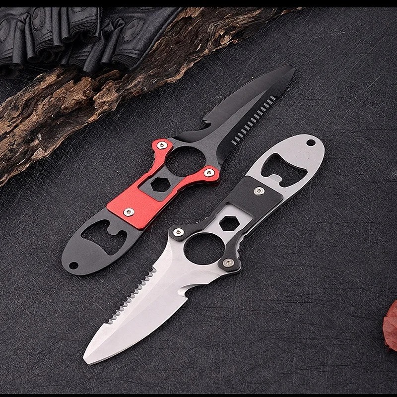 Stainless steel multifunctiona - Dive Knife Titanium review and price