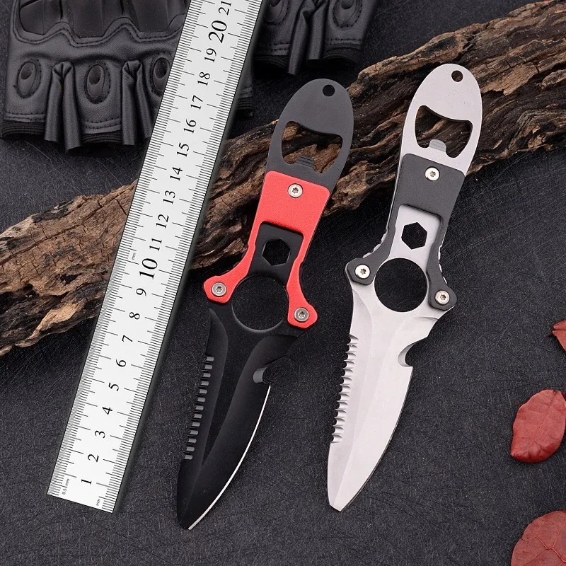 Stainless steel multifunctiona - Dive Knife Titanium review and price
