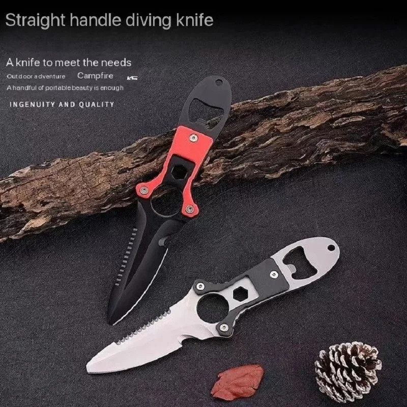 Stainless steel multifunctiona - Dive Knife Titanium review and price